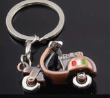 Porte-Clé Vespa en Métal Italia Cuivre