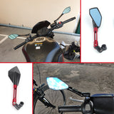 Rétroviseur Moto ER6N en Aluminium Vert