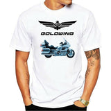 T-Shirt Moto  Goldwing Blanc