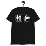 T-Shirt Moto  Problème Résolu Noir