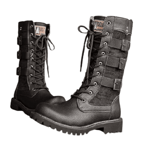 Military vintage biker boots discount