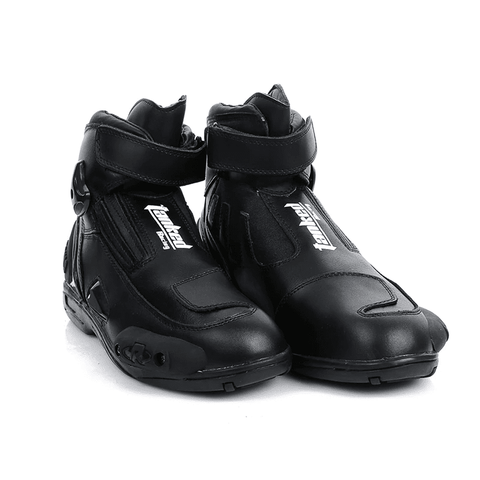 Bottes moto cuir racing