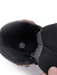 Demi botte moto marron vintage