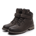 Demi botte moto marron vintage