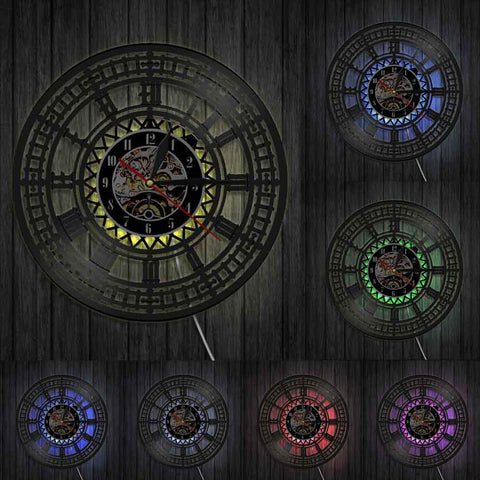 Horloge Murale Moto<br> Roue (LED) Default Title