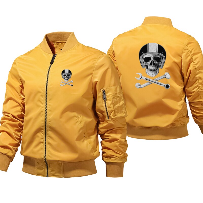 Veste Bomber Motard Tête De Mort - Marque Spaß Kostet - Neuf Avec étiquettes - Polyester