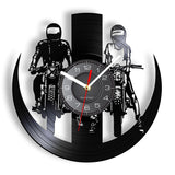 Horloge Murale Moto Balade en Couple - Antre du Motard