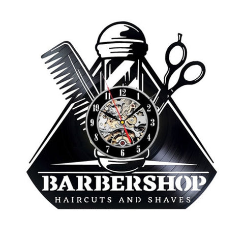 Horloge Murale Moto Haircuts and Shaves - Antre du Motard