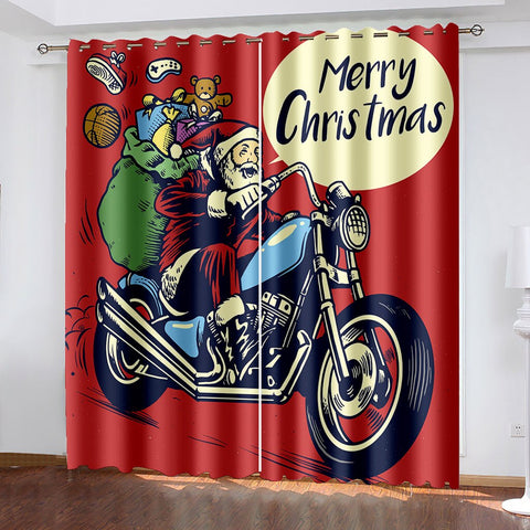 Rideau Moto<br> Père Noël 336x183cm