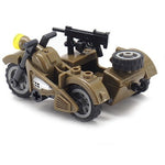 Moto Lego Side-Car Camouflage - Antre du Motard