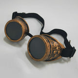 Lunette Biker Steampunk Verre Teinté - Antre du Motard