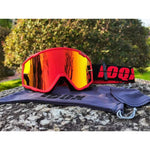 Lunette Moto Cross Ecran Large Full Rouge Default Title