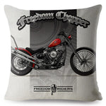 Housse de Coussin Décoratif Moto Chopper Default Title