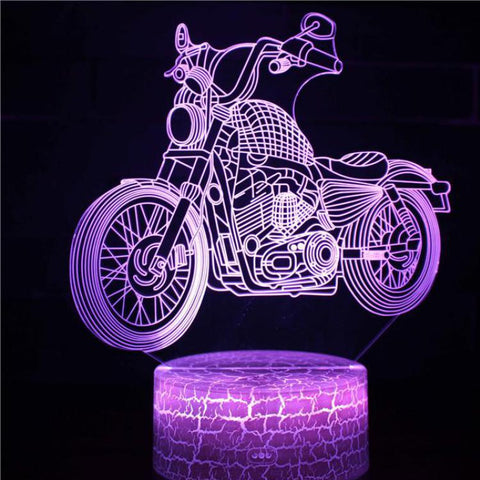 Lampe Moto<br> Gang Modélisée 3D