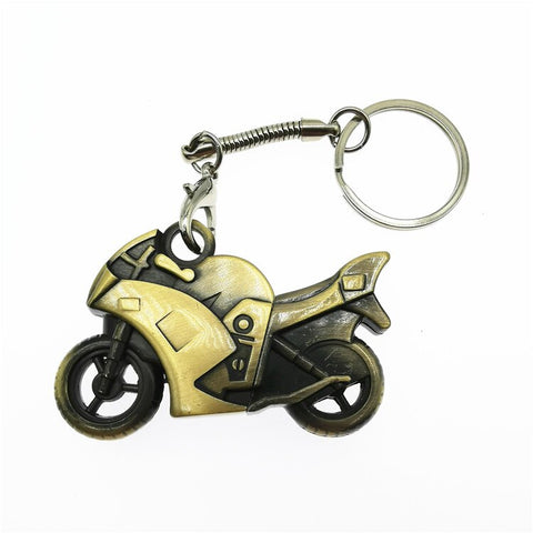 Clé USB Moto<br> en Métal Aspect Or - Antre du Motard