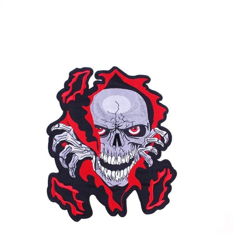 Patch Biker<br> Squelette Sournois - Antre du Motard