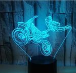 Lampe Moto Cross Figure à une Main