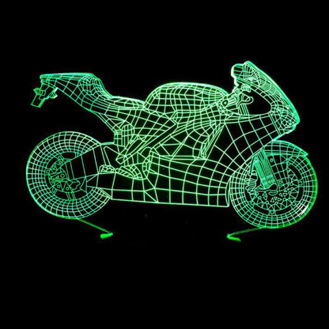 Lampe Moto Virtualisation 3D