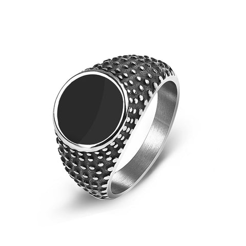 Bague Biker<br> Atypique (Acier) - Antre du Motard