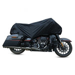 Demi-Housse Moto Waterproof Noir L-245x105x60cm