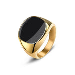 Bague Biker Classe Dorée (Acier)