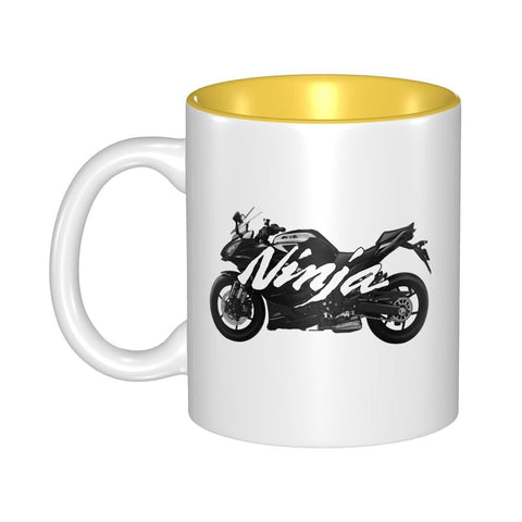 Mug Moto Kawasaki Ninja variante Jaune Default Title