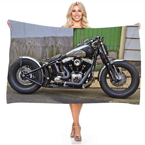 Serviette de Plage Moto<br> Vintage