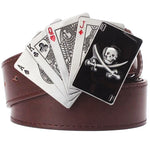 Ceinture Biker Cartes et Epées Pirates 130cm