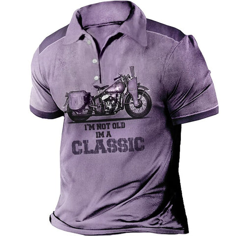 Polo Moto<br> Classic Rétro - Antre du Motard