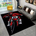 Tapis Moto Cross Pilote avec Design BD 230x160cm