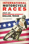 Affiche Moto Vintage Texas - Antre du Motard