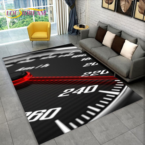 Tapis Moto<br> Compteur de Vitesse 230x160cm