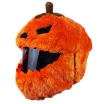 Couvre Casque Moto Peluche Citrouille Halloween Orange Default Title