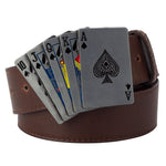 Ceinture Biker Cartes de Poker 130cm