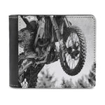 Portefeuille Biker Moto Cross en Noir et Blanc Default Title