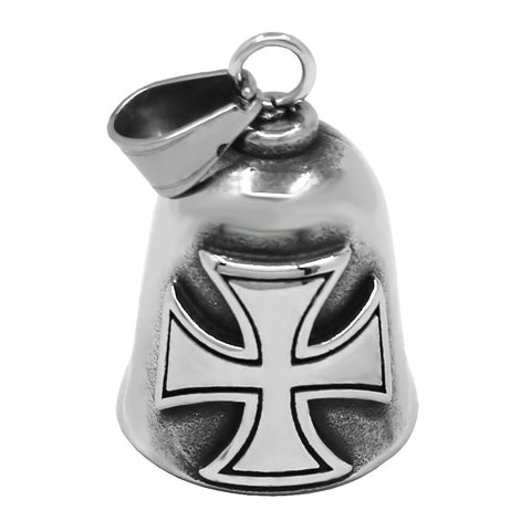 Guardian Bell<br> Croix des Templiers Argentée - Antre du Motard
