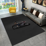 Tapis Moto Motard sur sa Bécane 230x160cm