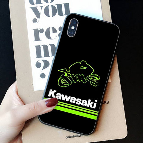 Coque iPhone Moto<br> Art Kawasaki iPhone 14pro max