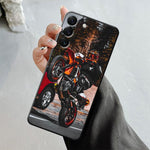 Coque Téléphone Samsung Moto Supermotard en Wheeling Samsung Note 10 Plus