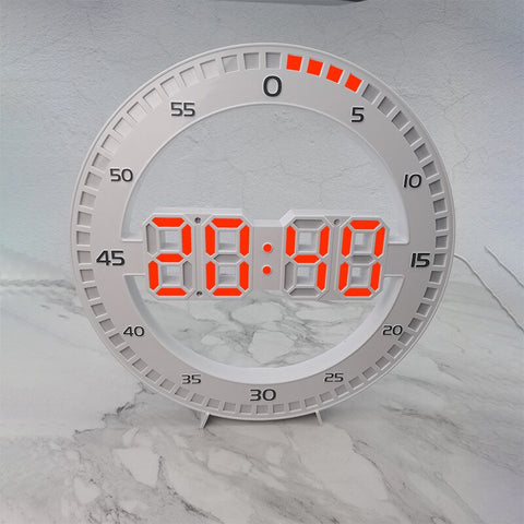 Horloge Murale Moto<br> Digitale Nombres Rouges - Antre du Motard