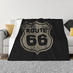 Plaid Moto Blason Route 66