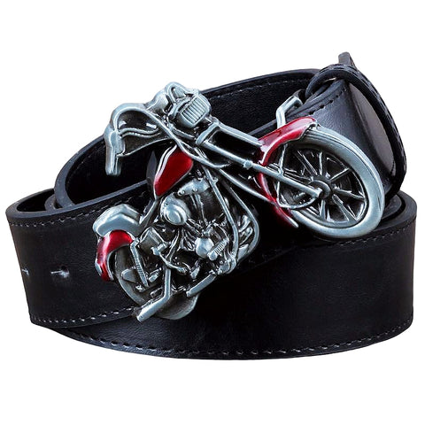 Ceinture Biker<br> Moto Vintage 130cm