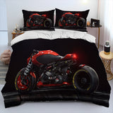 Housse de Couette Moto Cyberpunk Gros Cube