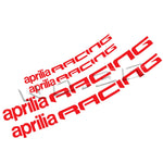 Liseret de Jante Moto Stickers Aprilia Racing Rouge Default Title