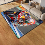 Tapis Moto GP Marquez en Plein Virage 160x230cm