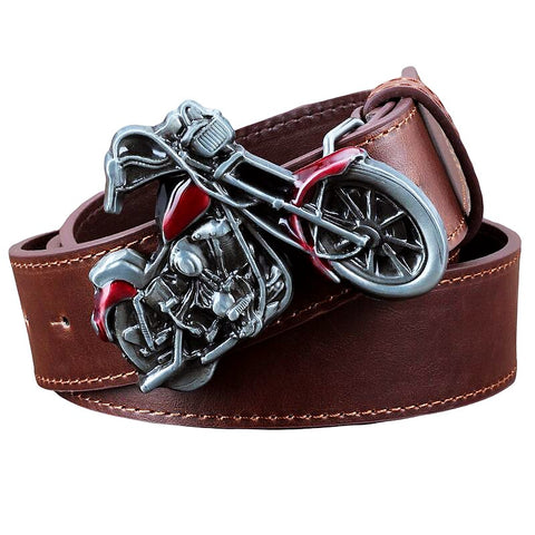 Ceinture Moto Rouge 130cm