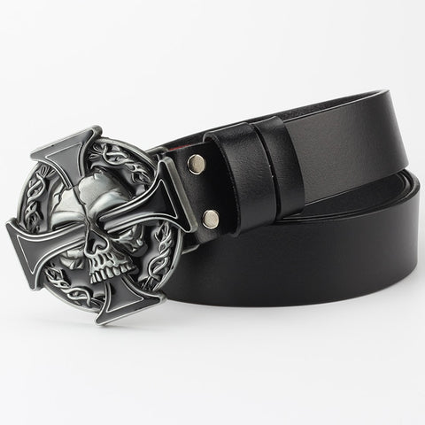 Ceinture Biker<br> Croix de Malte 125cm