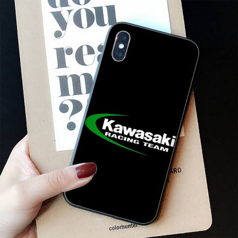 Coque iPhone Moto<br> Kawasaki Racing iPhone 14pro max