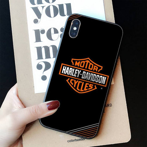 Coque iPhone Moto<br> Logo Harley Davidson iPhone 14pro max