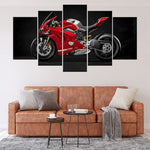 Tableau Moto Ducati Panigale V4 Avec Cadre